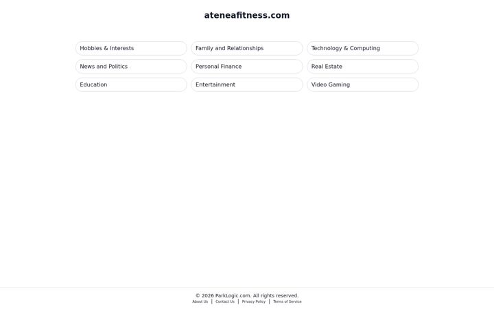 Screenshot of ateneafitness.com