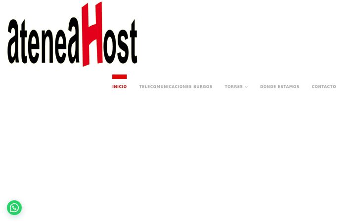 Screenshot of ateneahost.com