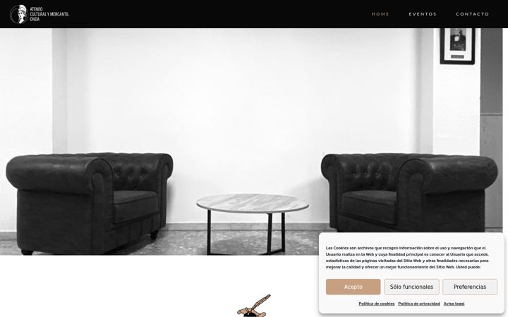 Screenshot of ateneoculturalonda.es