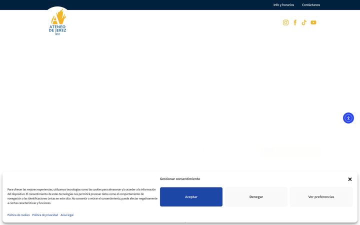 Screenshot of ateneodejerez.es