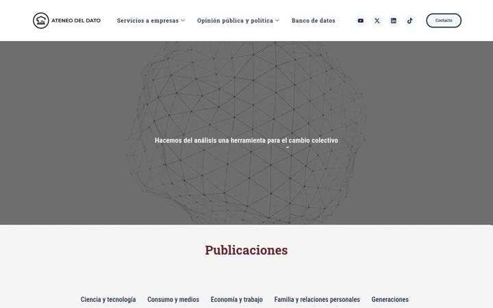 Screenshot stránky ateneodeldato.com