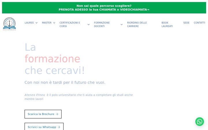 Screenshot of ateneoetneo.it