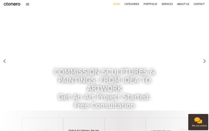 Screenshot of atenero.com