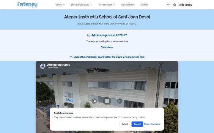 Screenshot of ateneuinstructiu.com