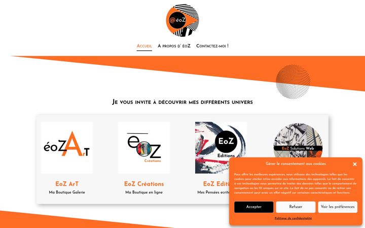Captură de ecran a ateoz.fr