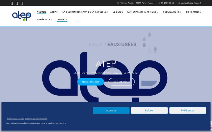 Screenshot of atep-eau.org