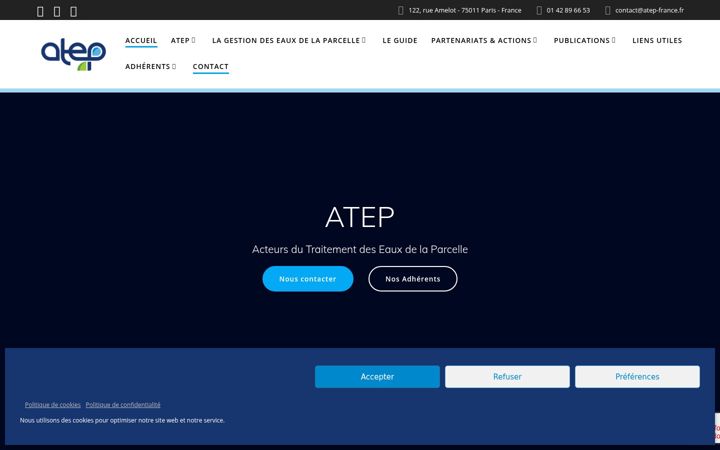 Screenshot of atep-france.org
