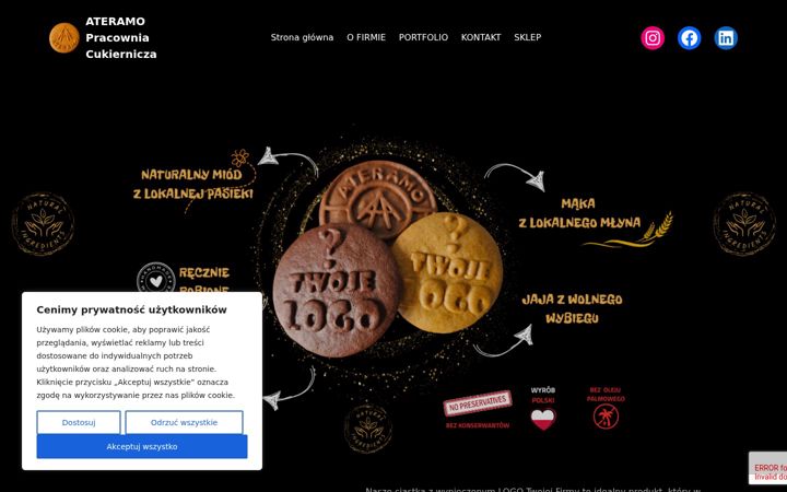 Snimka zaslona za ateramo.com