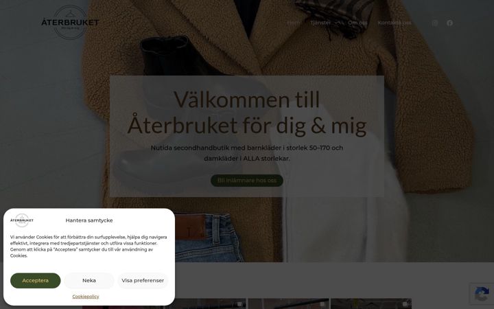 Screenshot of aterbruketsundsvall.se