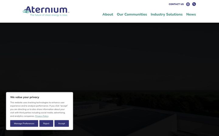 Screenshot of aternium.com
