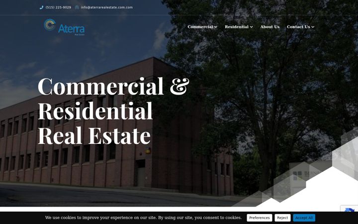 Ekraanipilt saidist aterrarealestate.com