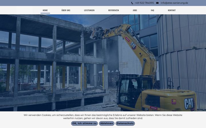 Screenshot of ates-abbruch.de