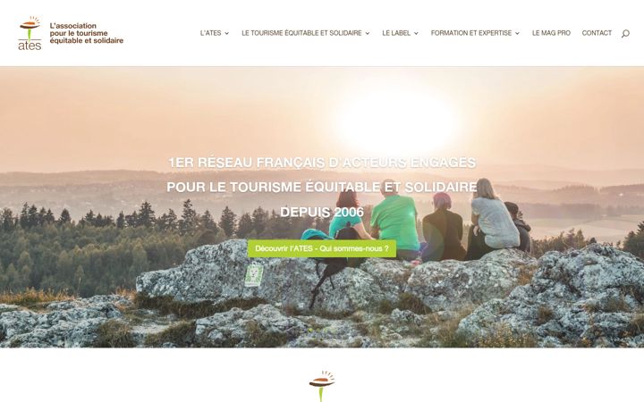 Screenshot of ates-tourisme-equitable.org