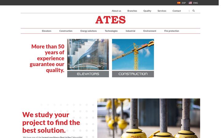 Screenshot of ates.es