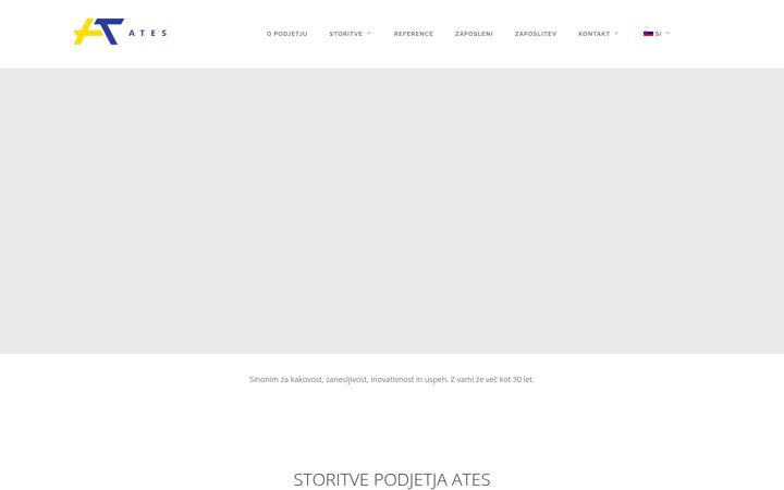 Screenshot of ates.si