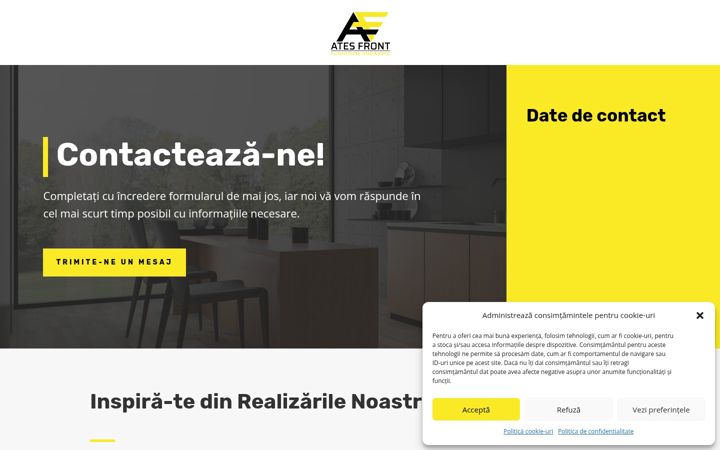 Screenshot of atesfront.ro