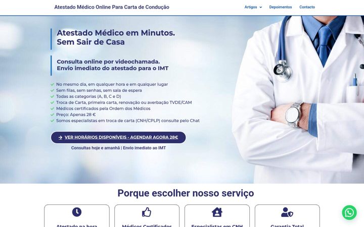 Screenshot of atestadocartaconducao.pt