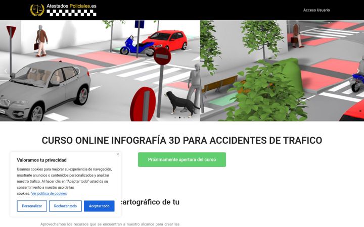 Screenshot of atestadospoliciales.es