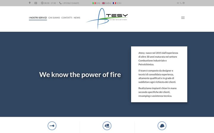Screenshot of atesy.it