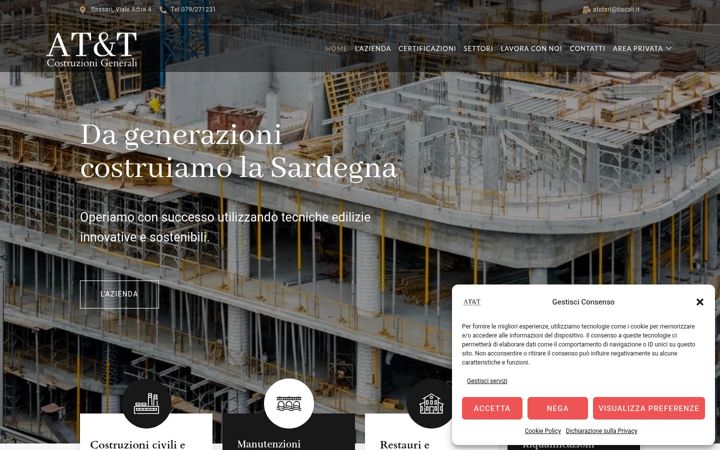 Skjámynd af atetcostruzioni.it