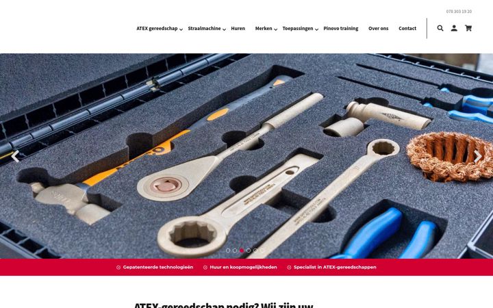Screenshot of atex-tools.com