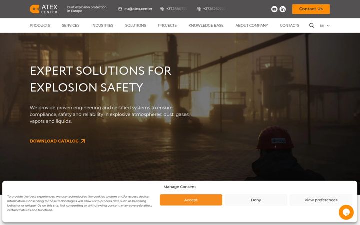 Screenshot of atex.center
