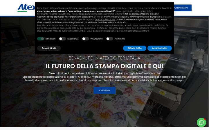 Screenshot of atexcoitalia.com