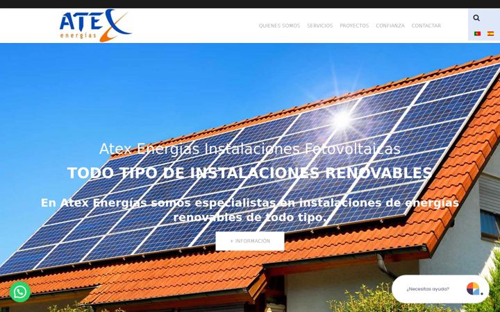 Screenshot of atexenergias.es
