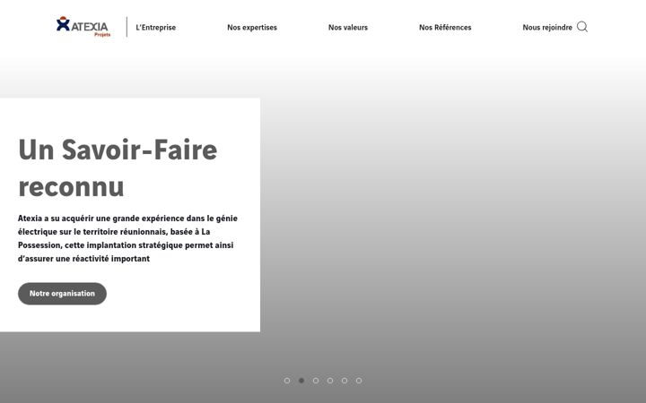 Screenshot of atexia-projets.fr
