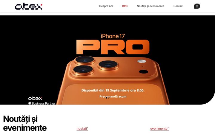 Screenshot of atexpc.ro