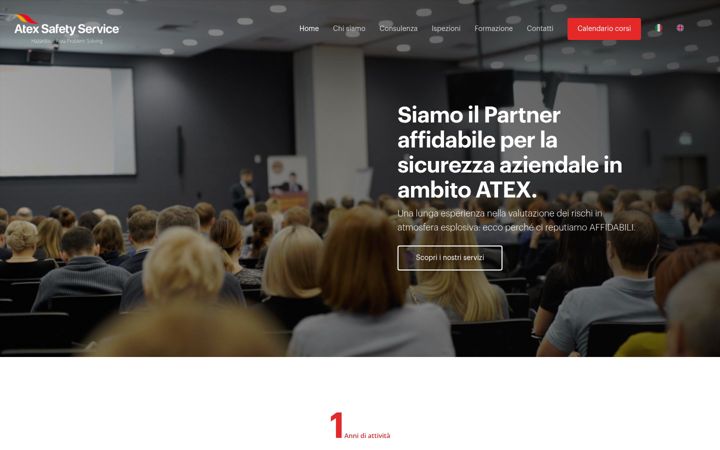 Skjámynd af atexsafetyservice.it