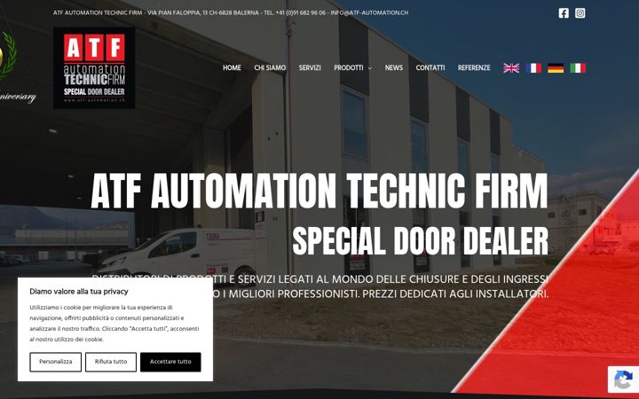 Screenshot of atf-automation.ch
