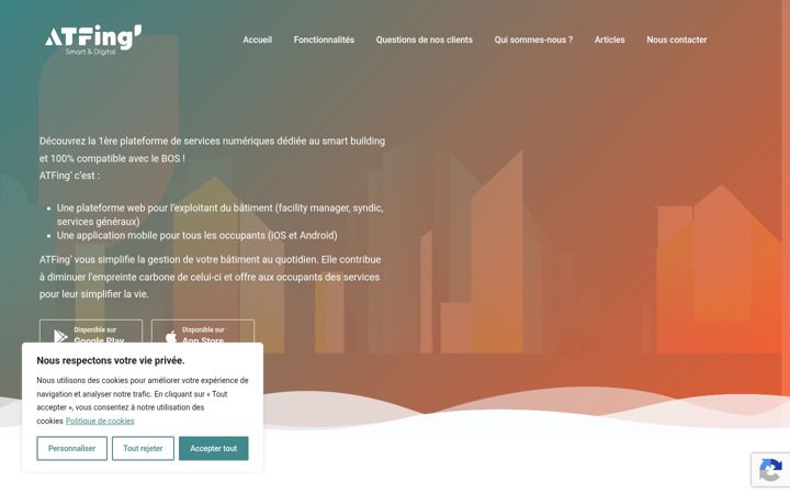 Screenshot ta' atfing.com