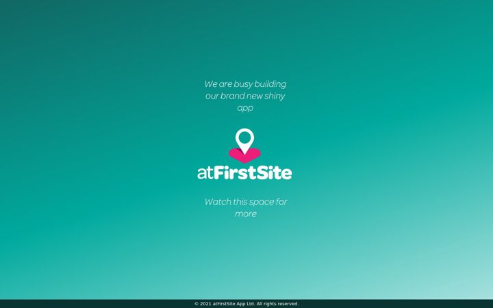 Screenshot of atfirstsite.app