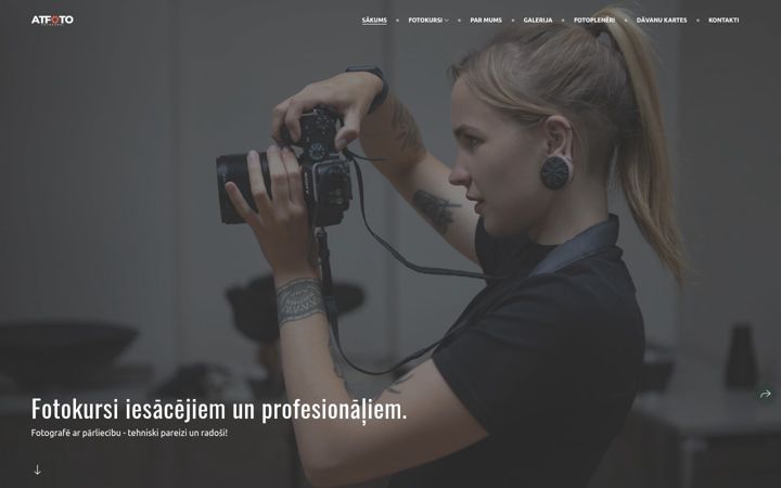 Screenshot of atfoto.lv