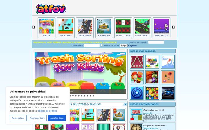 Screenshot of atfov.com