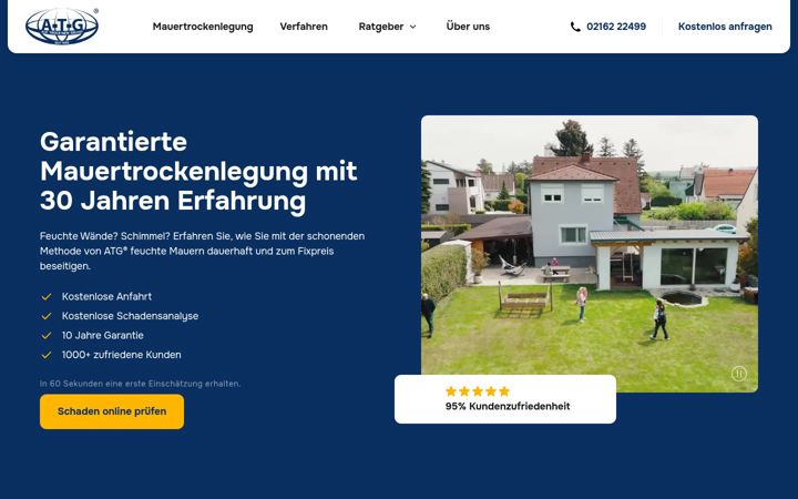 Ekrano kopija atg-haustrockenlegung.at