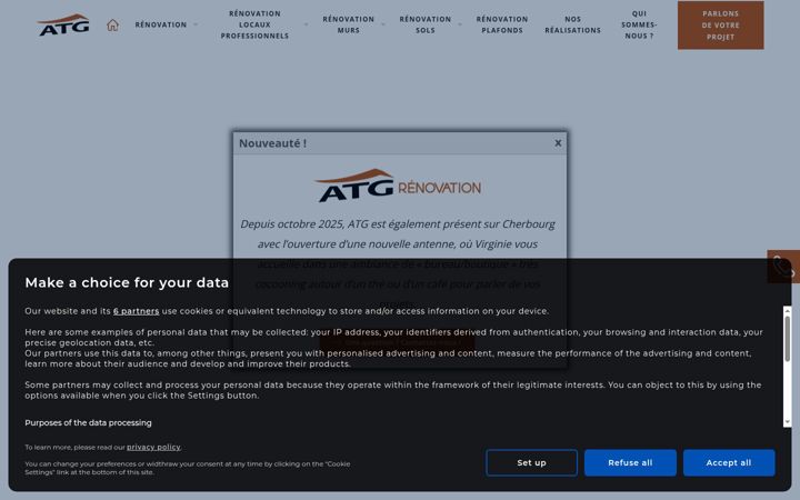 Screenshot of atg-services.fr