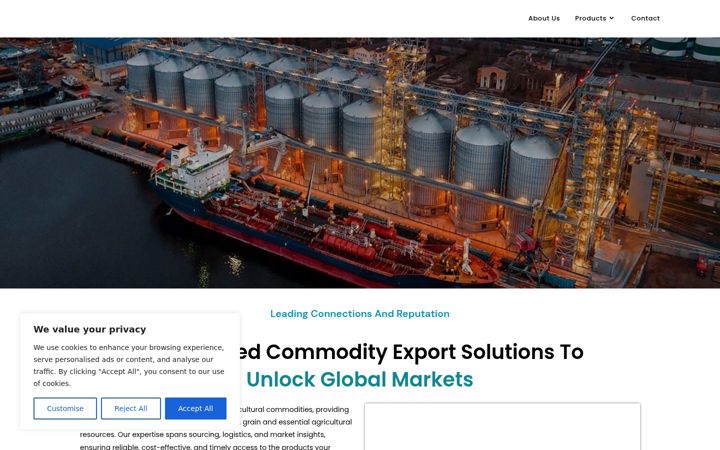 Screenshot of atgeneraltrading.com