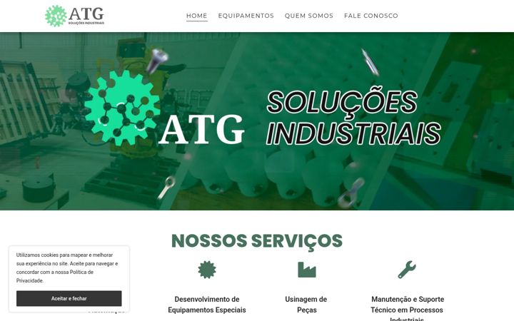 Screenshot of atgtecnologia.com.br