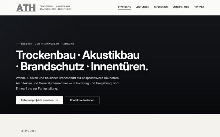 Screenshot von ath-ausbau.de