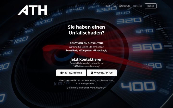 Screenshot of ath-svb.de