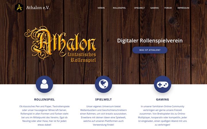 Screenshot του athalon.de