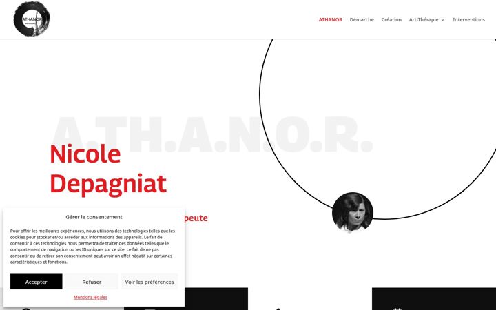 Snímek obrazovky athanor87.fr