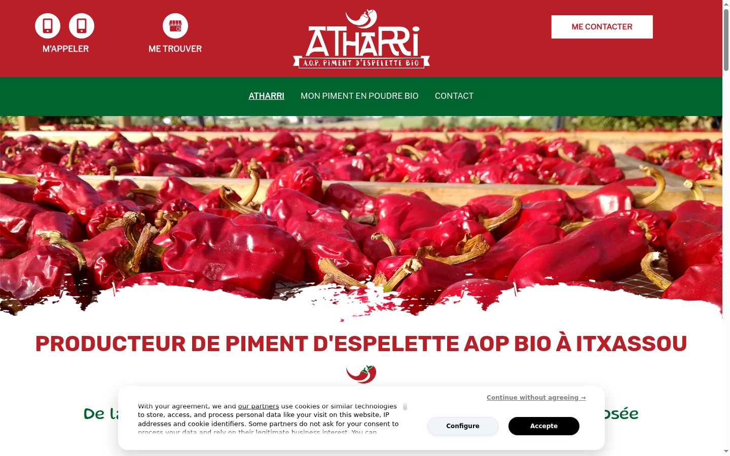 Screenshot tal-banner tal-kunsens muri qabel kwalunkwe interazzjoni