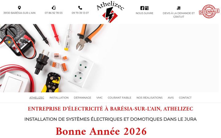 Zrzut ekranu athelizec-electricien.fr