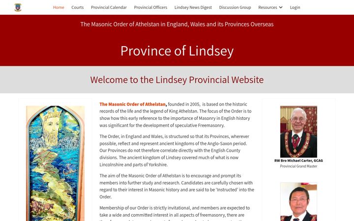 Zrzut ekranu athelstan-lindsey.org.uk