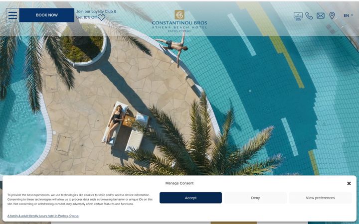 Screenshot of athena-cbh.com