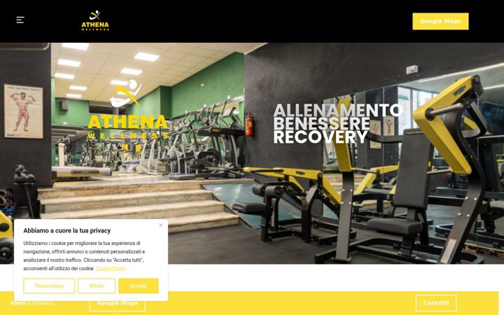 Screenshot ta' athena-wellness.com