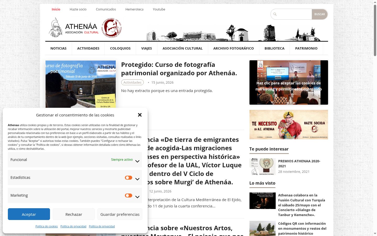 Ekrānuzņēmums ar piekrišanas baneri, kas tika rādīts pirms jebkādas mijiedarbības